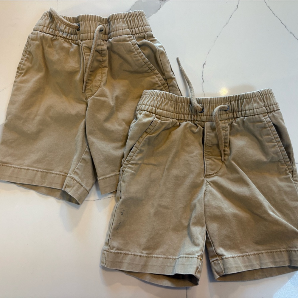 3 Toddler Uniform Khaki Shorts-4T